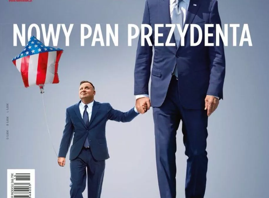 Komentarz INDID: Anna Piotrowska o okładce Newsweeka z Andrzejem Dudą i Joe Bidenem