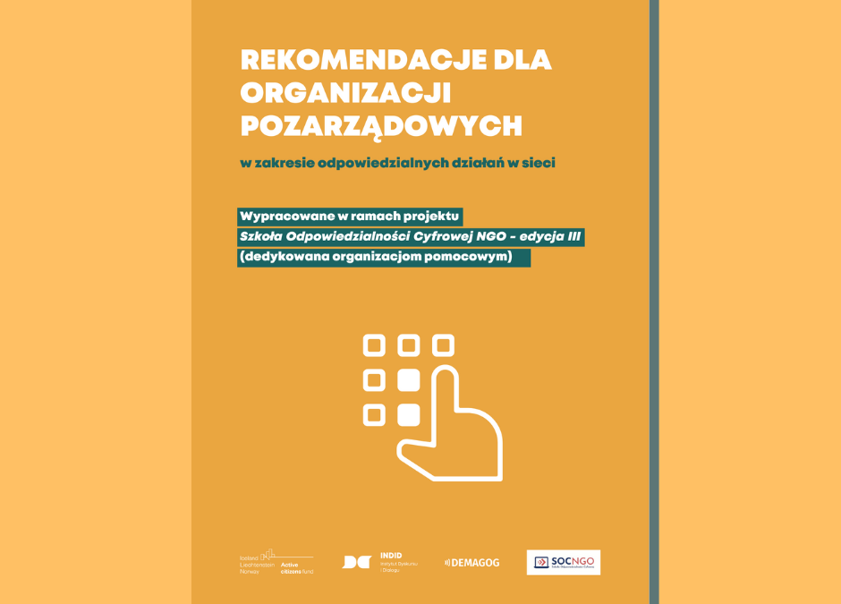 Rekomendacje dla organizacji pozarządowych – edycja II