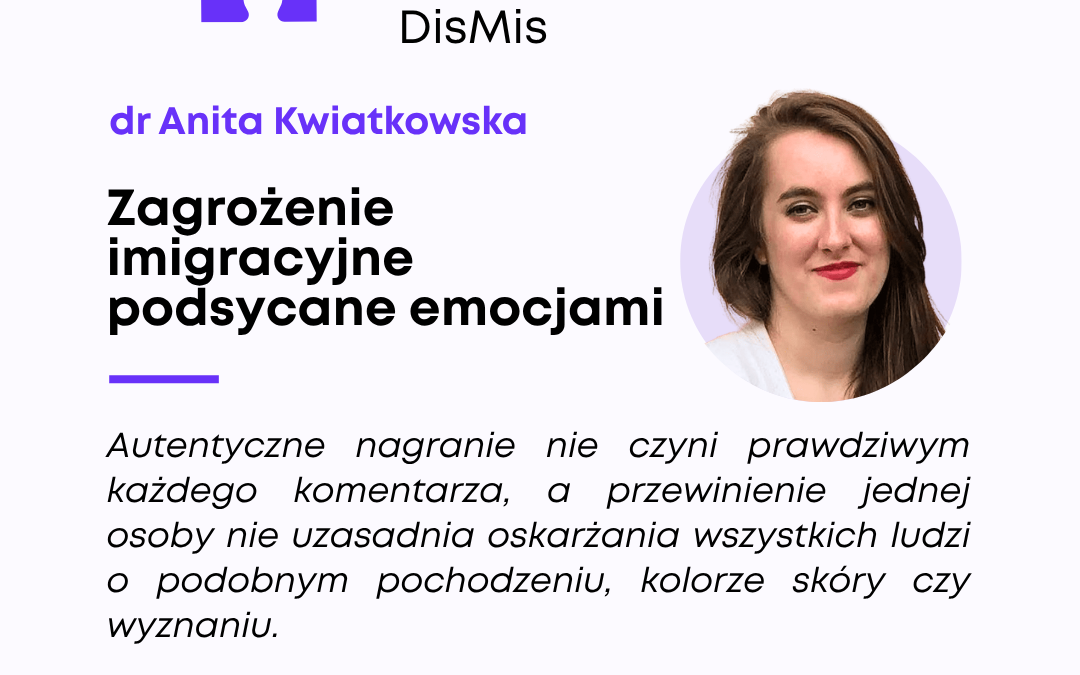 Zagrożenie imigracyjne podsycane emocjami